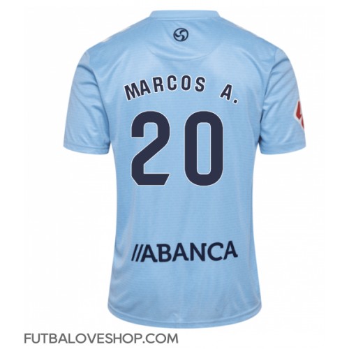 Dres Celta Vigo Marcos Alonso #20 Domáci 2024-25 Krátky Rukáv